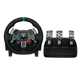 Logitech G29 Driving Force, Volant et pédales de course pour PS4 / PS5, Réf. 941-000112, Noir