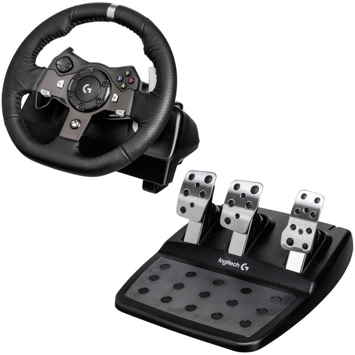Logitech G G920 Driving Force Volant de course et pédales - Noir