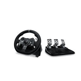 Logitech 941-000123 - Volant de course G920 Driving Force pour Xbox et PC, retour de force, pédales incluses, Noir