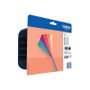 Brother LC223VAL 4er Pack Cartouches d'encre Original Noir, Jaune, Cyan, Magenta - Compatible DCP-J4120DW, MFC-J4420DW