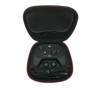 PowerA FUSION Pro 2 Manette Filaire pour Xbox Series X/S Noir/Blanc - 1516954-01 - Avec 4 gâchettes programables, double vibration, bouton Partager et étui