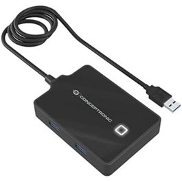 Conceptronic Hub USB 3.0 avec 4 ports et câble de 90 cm