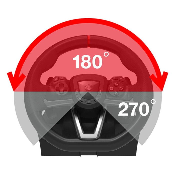 HORI Racing Wheel Apex - Volant de course avec pédales - Noir