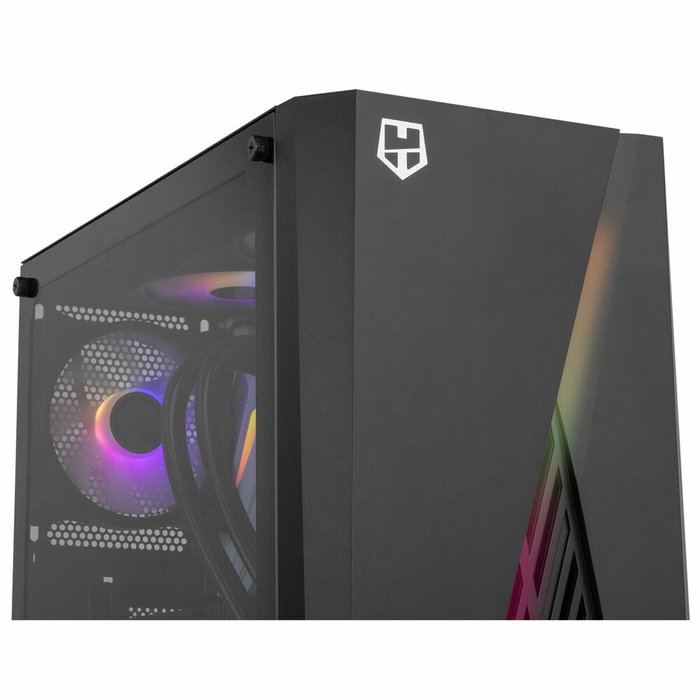 Boîtier ATX semi-tour Nox-Xtreme NXHUMMERFROST Noir ATX