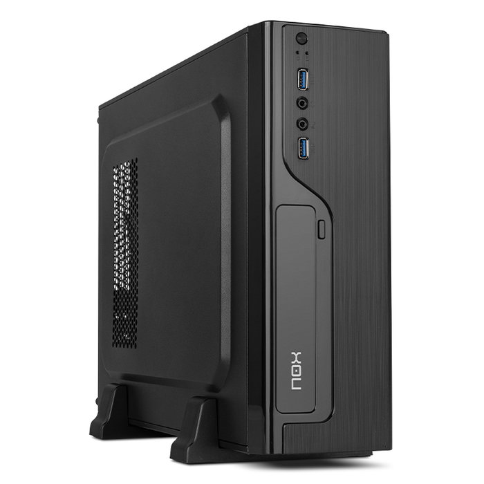 Nox Lite070 Mini-Tour Noir Slim Micro ATX avec USB 3.0 et Alimentation 500W Nox Lite070 Mini-Tour Noir Slim Micro ATX avec USB 3.0 et Alimentation 500W