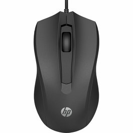 HP Souris sans fil 6VY96AA / 6VY96AA#ABB - Souris optique ergonomique pour PC portable et bureau - Noir