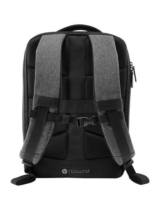 HP Renew Sac à dos de voyage 15.6 pouces (39.62 cm) durable, imperméable, pour ordinateur portable, multiples poches, bretelles ajustables, sangle pour bagage