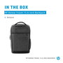 HP Renew Sac à dos de voyage 15.6 pouces (39.62 cm) durable, imperméable, pour ordinateur portable, multiples poches, bretelles ajustables, sangle pour bagage