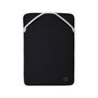 HP Housse de protection réversible pour ordinateur portable 15,6 pouces - Noir et Argent