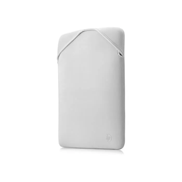 HP Housse de Protection Réversible pour Ordinateur Portable 15,6 Pouces - Néo prène Synthétique, Dimensions 40 x 28.5 x 1 cm - Noir/Argenté