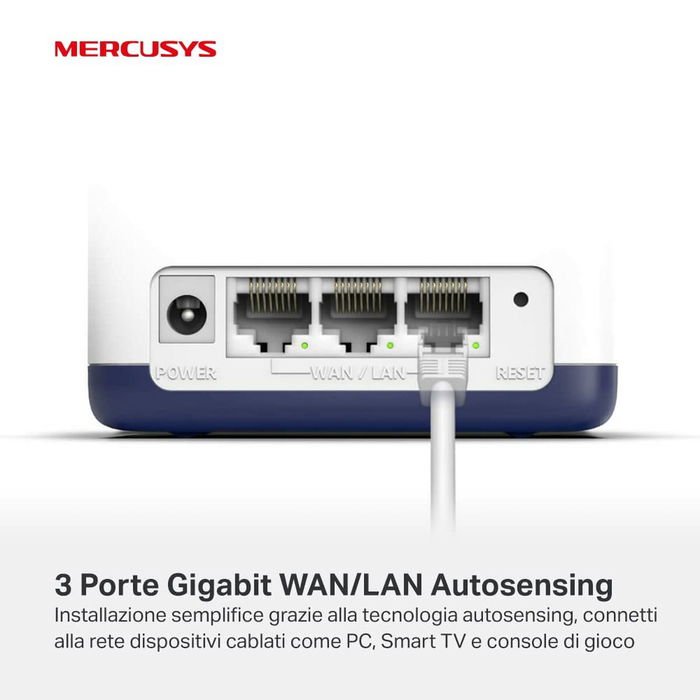 Point d'Accès Mercusys Halo H50G(2-pack) Blanc 2 Unités