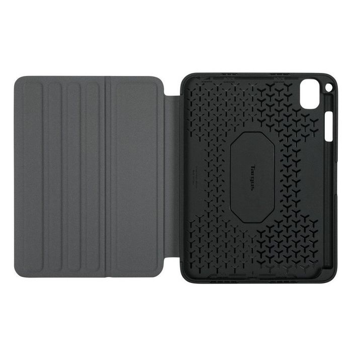 Targus Housse Click-In ultra-mince et légère certifiée MIL-STD 810G pour iPad Mini (6e génération) 8.3 pouces - Protection, support et charge Apple Pencil - Noir