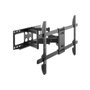 Equip EQ650335 Support mural VESA pour écran jusqu'à 80 pouces, noir, charge max 60 kg, compatible 200x200 à 600x400 mm