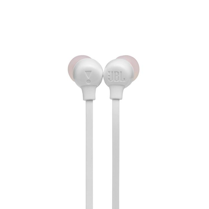 JBL Tune 125TWS Écouteurs Intra-Auriculaires Bluetooth True Wireless avec Pure Bass, 32h d'Autonomie, Connexion Dual Connect - Blanc