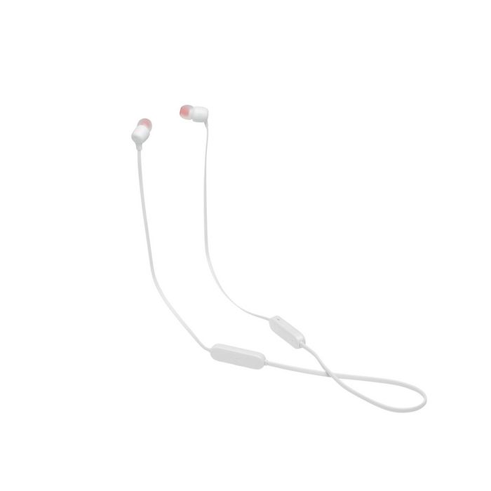 JBL Tune 125TWS Écouteurs Intra-Auriculaires Bluetooth True Wireless avec Pure Bass, 32h d'Autonomie, Connexion Dual Connect - Blanc