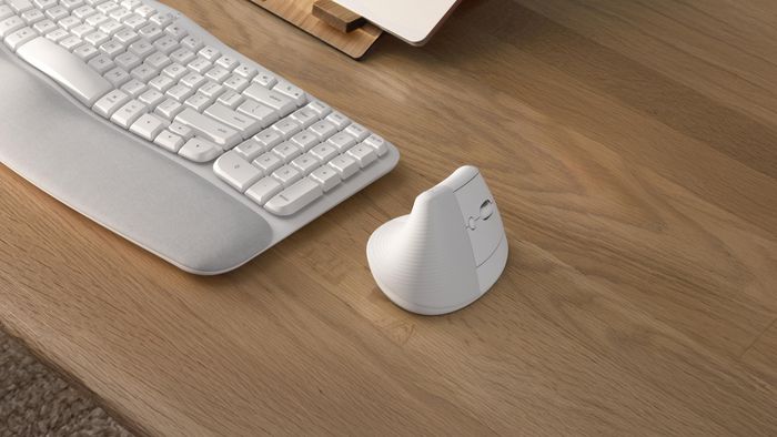 Logitech Lift Souris Ergonomique Verticale Blanche
