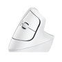 Logitech Lift Souris Verticale sans Fil 4000 DPI Bluetooth USB Logi Bolt 6 Boutons Ergonomique Blanc - 125g