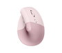 Logitech Lift Souris Ergonomique Verticale Rose