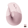 Logitech Lift Souris Ergonomique Verticale Rose