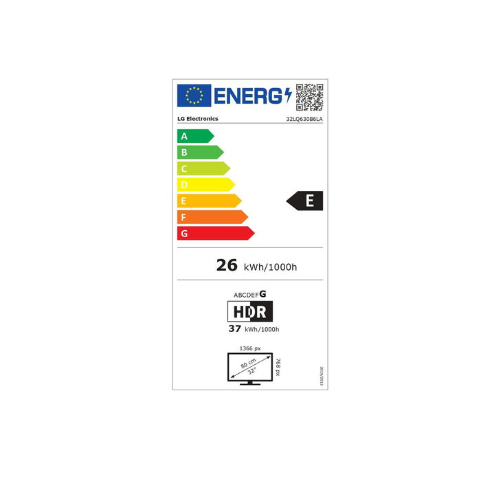 Télévision LG 32LQ630B6LA.AEU 32" HD