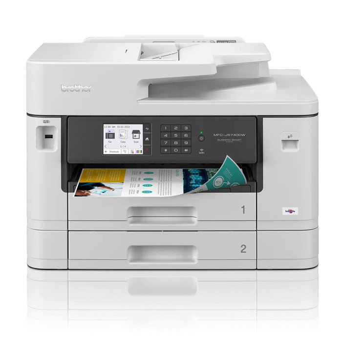 Brother MFCJ5740DW Imprimante Multifonction Jet d'encre Couleur A3 4-en-1 WiFi Brother MFCJ5740DW Imprimante Multifonction Jet d'encre Couleur A3 4-en-1 WiFi