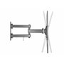 Equip 650342 Support Mural pour TV VESA jusqu'à 70 Pouces, 35 kg, 200x200 à 600x400 mm, Noir