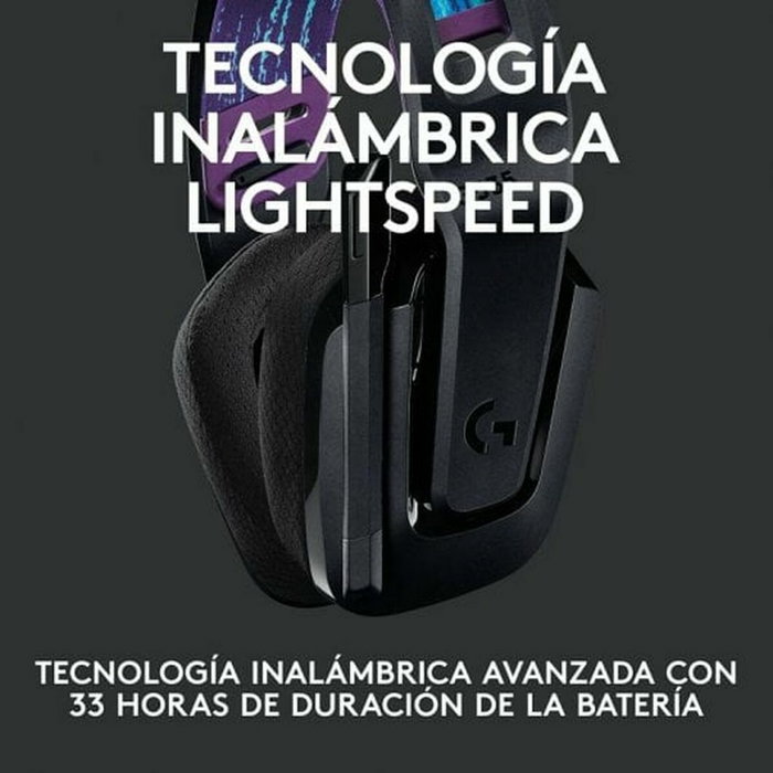 Logitech G535 Casque Gaming Sans Fil LIGHTSPEED Noir
