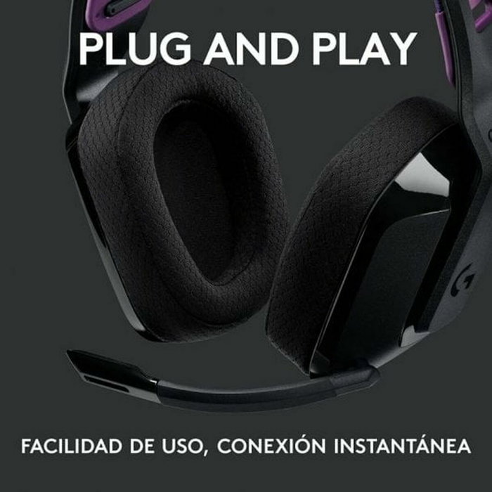 Logitech G535 Casque Gaming Sans Fil LIGHTSPEED Noir