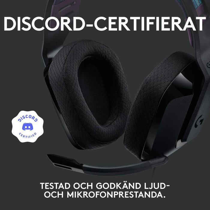 Logitech G535 Casque Gaming Sans Fil LIGHTSPEED Noir