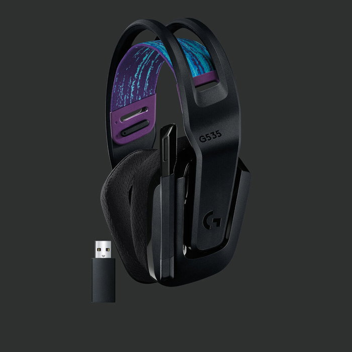 Logitech G535 Casque Gaming Sans Fil LIGHTSPEED Noir