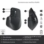 Logitech MX Master 3S Souris Sans Fil Graphite - Clics Silencieux, DPI 8000