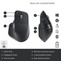 Logitech MX Master 3S - Souris sans fil ergonomique, Graphite