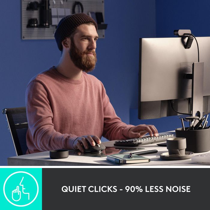 Logitech MX Master 3S - Souris sans fil ergonomique, Graphite