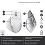 Logitech MX Master 3S Performance - Souris sans fil ergonomique pour productivité (910-006560, Blanc)