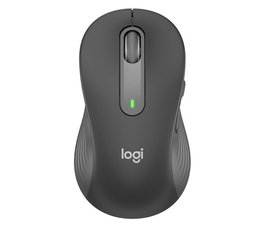 Logitech Signature M650 L Graphite - Souris Sans Fil Bluetooth/Logi Bolt pour Gaucher - 5 Boutons, 400-2000 DPI, Silencieuse, 24 Mois Autonomie