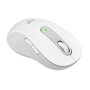 Logitech M650 L Souris Sans Fil pour Gauchers Blanche Ergonomique Clics Silencieux Bluetooth 2.4GHz