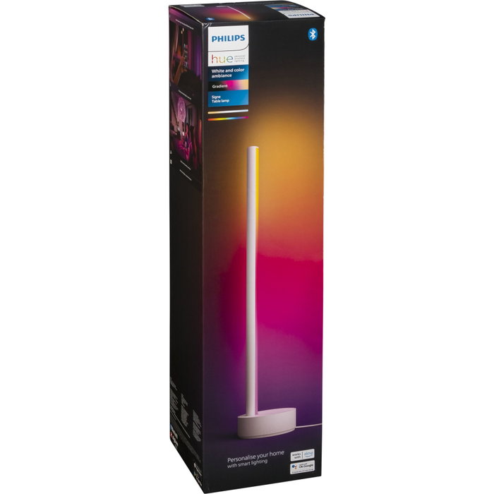 Philips Hue White and Color Ambiance, Lampe à poser Gradient Signe Blanc