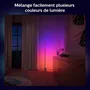 Philips Hue White and Color Ambiance Lampe à poser Gradient Signe Blanc - Éclairage connecté LED compatible Alexa