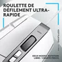 Logitech G Souris de Jeu Filaire G502 X Blanc - Boutons Mécanique Optique Hybride LIGHTFORCE