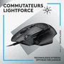 Logitech G G502 X - Souris Gamer Filaire avec Technologie LIGHTFORCE - Noir - Souris de Jeu Précise et Fiable