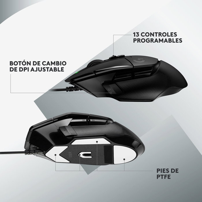Logitech G G502 X Souris Gamer Filaire Noir