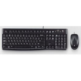 Logitech MK120 Kit Clavier et Souris QWERTY Portugais Noir USB