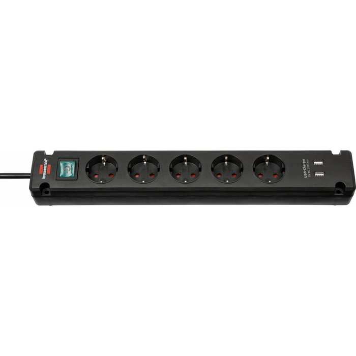 Multiprise 5 Prises avec Interrupteur Brennenstuhl Bremounta 3600 W USB x 2 (3 m) Multiprise 5 Prises avec Interrupteur Brennenstuhl Bremounta 3600 W USB x 2 (3 m)