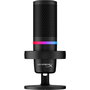 HP HyperX DuoCast 4P5E2AA Microphone USB Gaming Noir avec Anneau RGB, Enregistrement Hi-Res 24-bit/96kHz, Compatible PC, PS5, PS4, Mac
