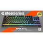 Clavier pour jeu SteelSeries APEX 3 TKL Noir Espagnol Qwerty