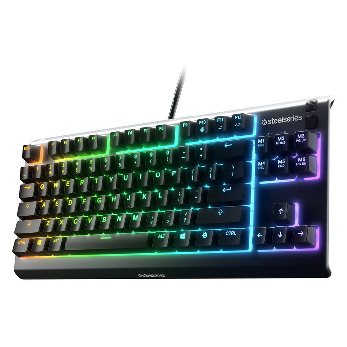 Clavier pour jeu SteelSeries APEX 3 TKL Noir Espagnol Qwerty Clavier pour jeu SteelSeries APEX 3 TKL Noir Espagnol Qwerty