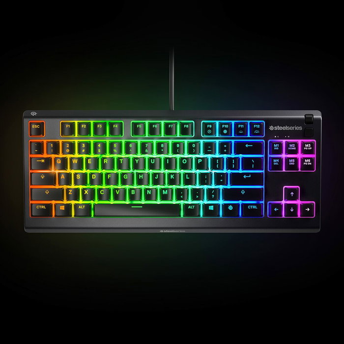 Clavier pour jeu SteelSeries APEX 3 TKL Noir Espagnol Qwerty Clavier pour jeu SteelSeries APEX 3 TKL Noir Espagnol Qwerty
