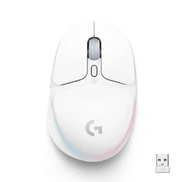 Logitech G G705 Souris Gamer sans fil Bluetooth et LIGHTSPEED pour petites mains, RVB LIGHTSYNC, blanc, collection Aurora