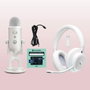 Logitech G G735 Lightspeed Blanc, Casque Gamer sans fil RVB avec Micro amovible