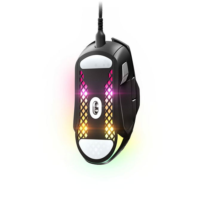 Souris Gaming SteelSeries Aerox 5 Jeux Noir Avec câble Lumières LED